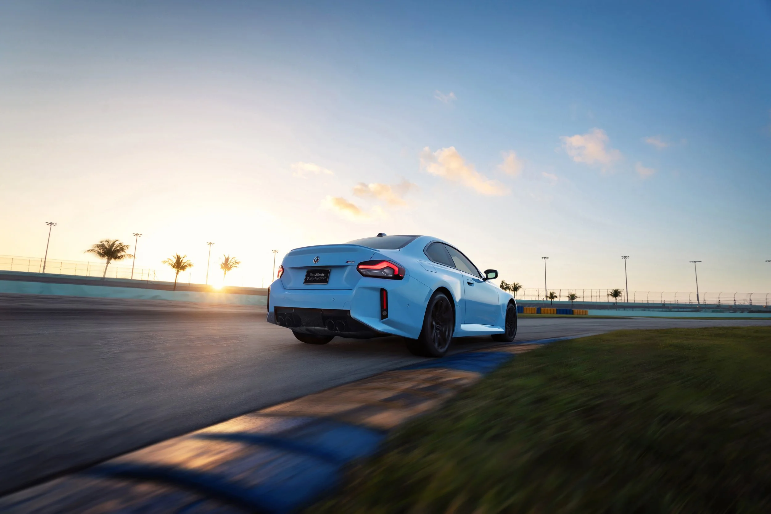 BMW M2 new vehicle launch photography created for BMW USA and Road & Track at Homestead Miami Speedway