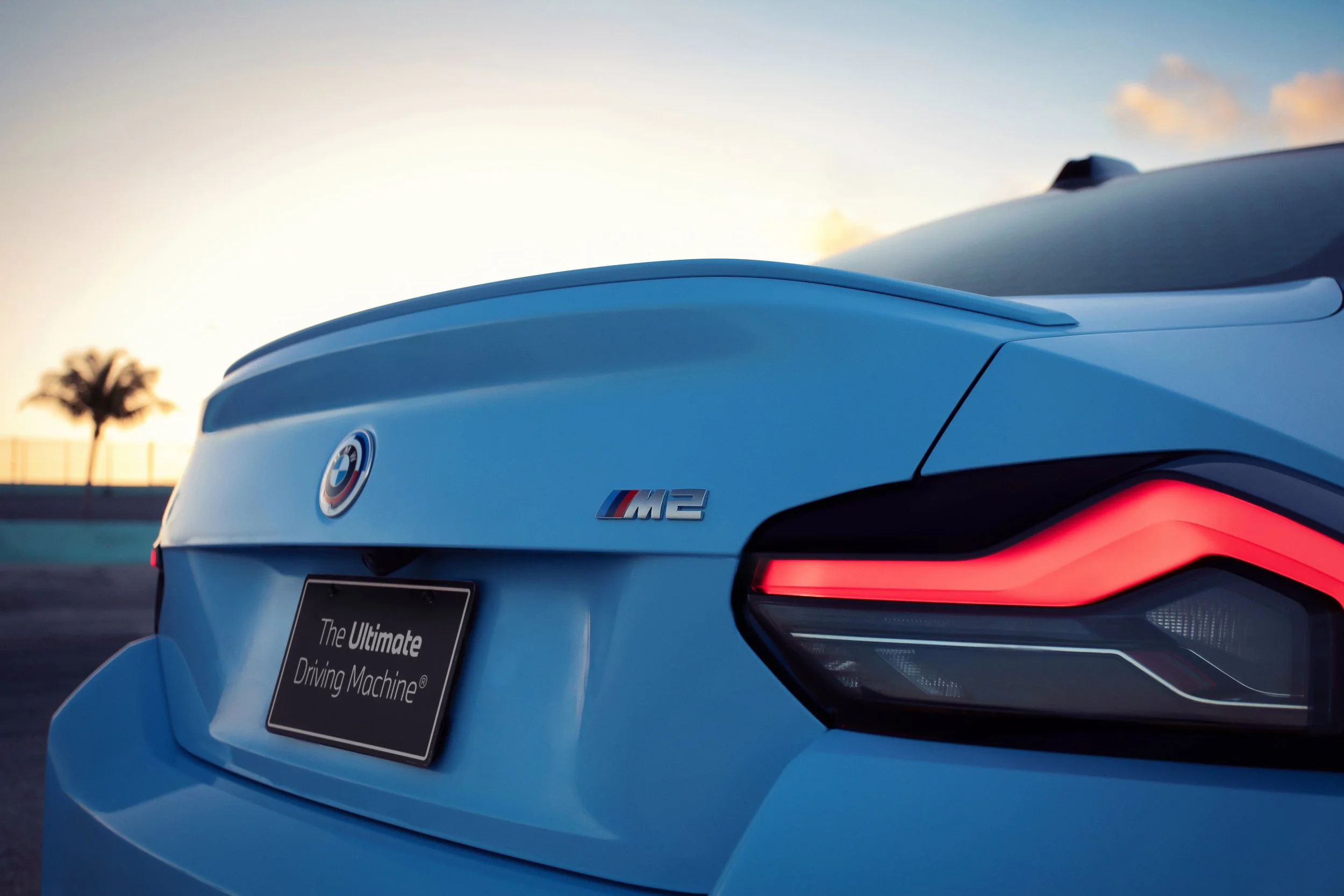 BMW M2 automotive detail photography created for the new vehicle launch at Homestead Miami Speedway