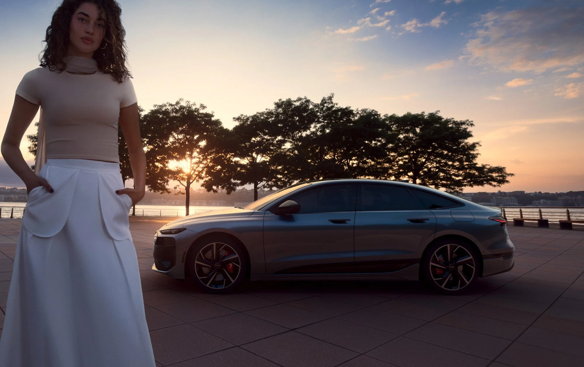 Audi captured in a CGI-integrated automotive lifestyle campaign with real talent by award-winning commercial automotive photographer David Masemore, delivering campaign-ready stills and cinematic motion.
