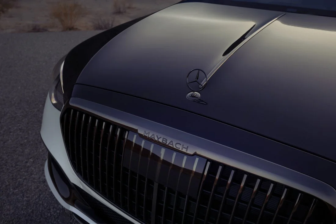 Cinematic commercial automotive shot of the Mercedes-Benz Maybach in Los Angeles, created for top advertising agencies and luxury automotive brands.