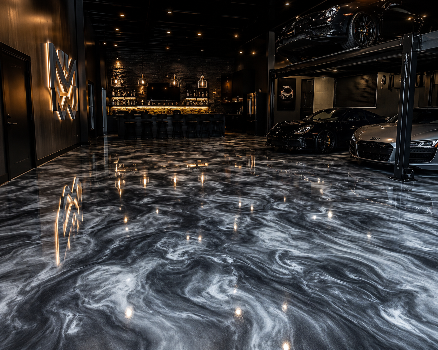 Metallic Flooring System