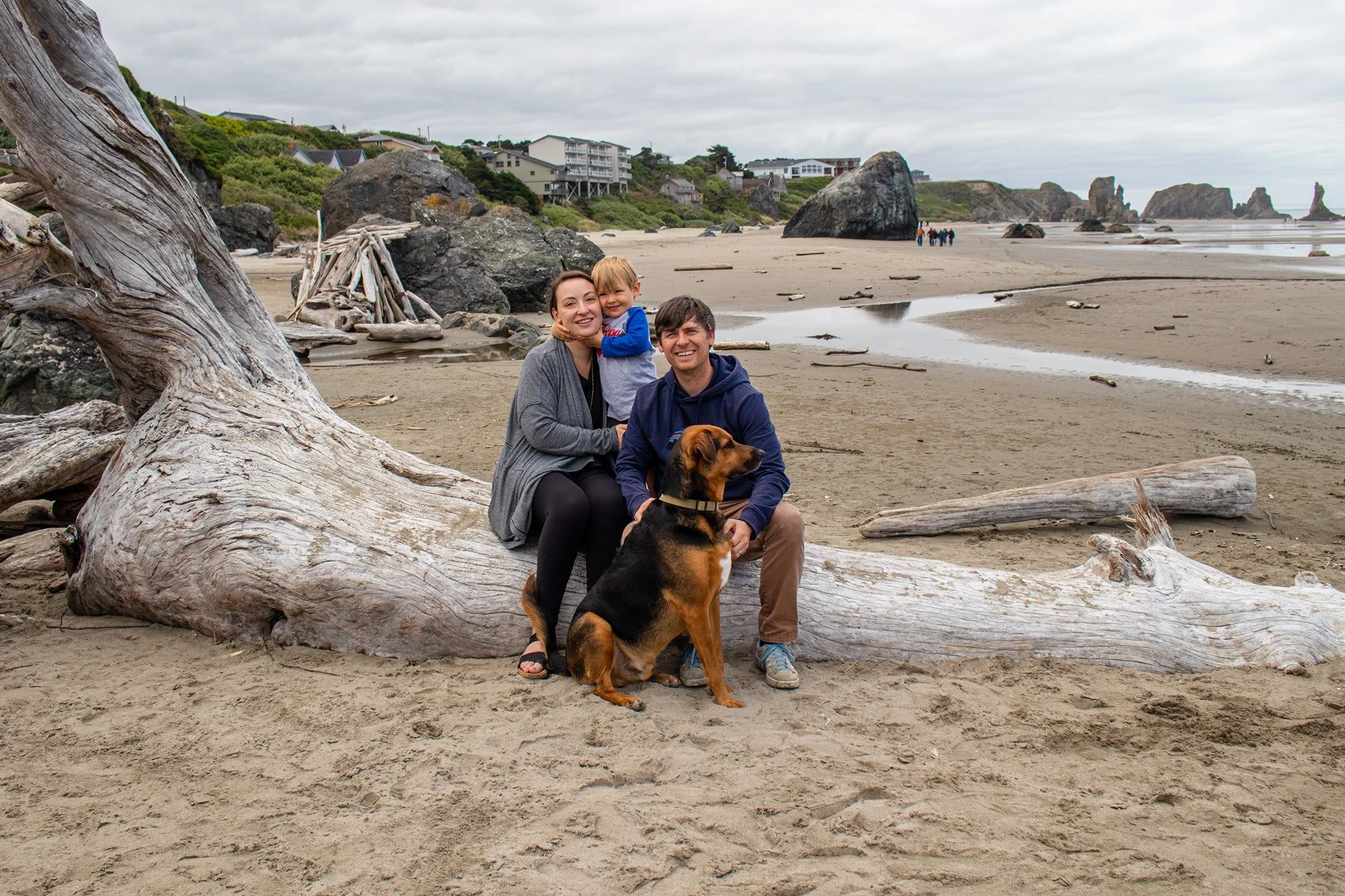 Scahill Family at the Bandon Beach