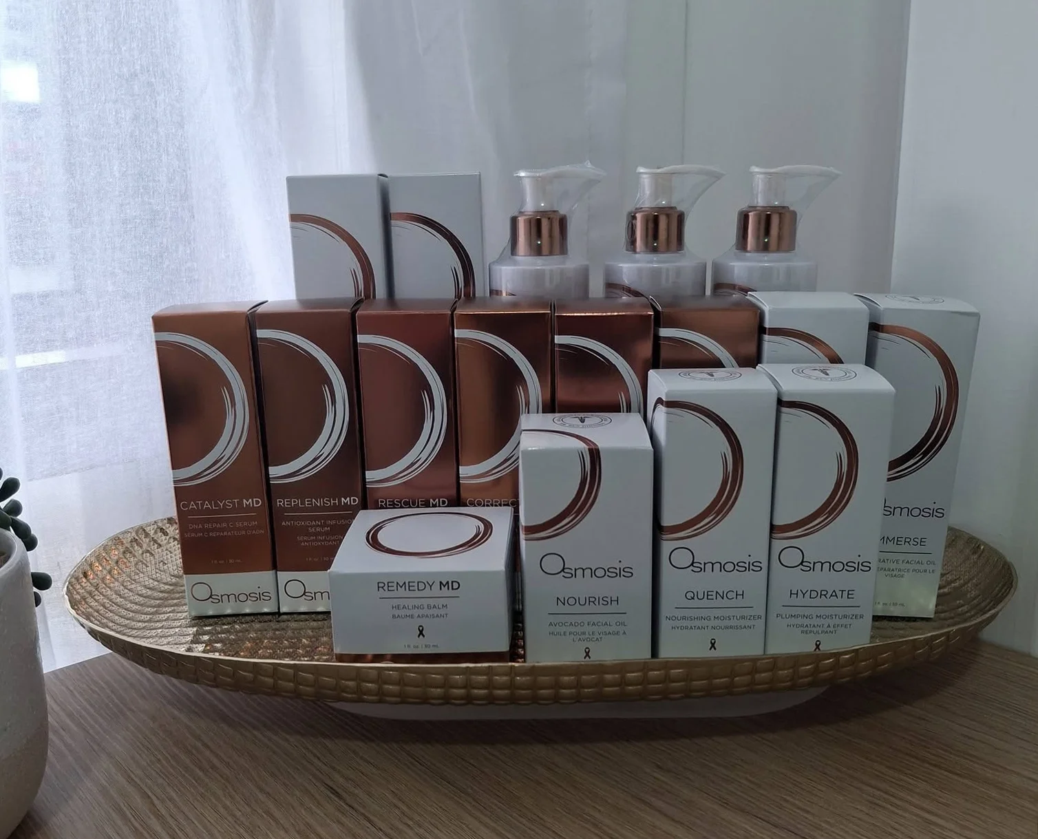 Osmosis MD medical grade skincare products available at Face by Frances following a personalised skin consultation.