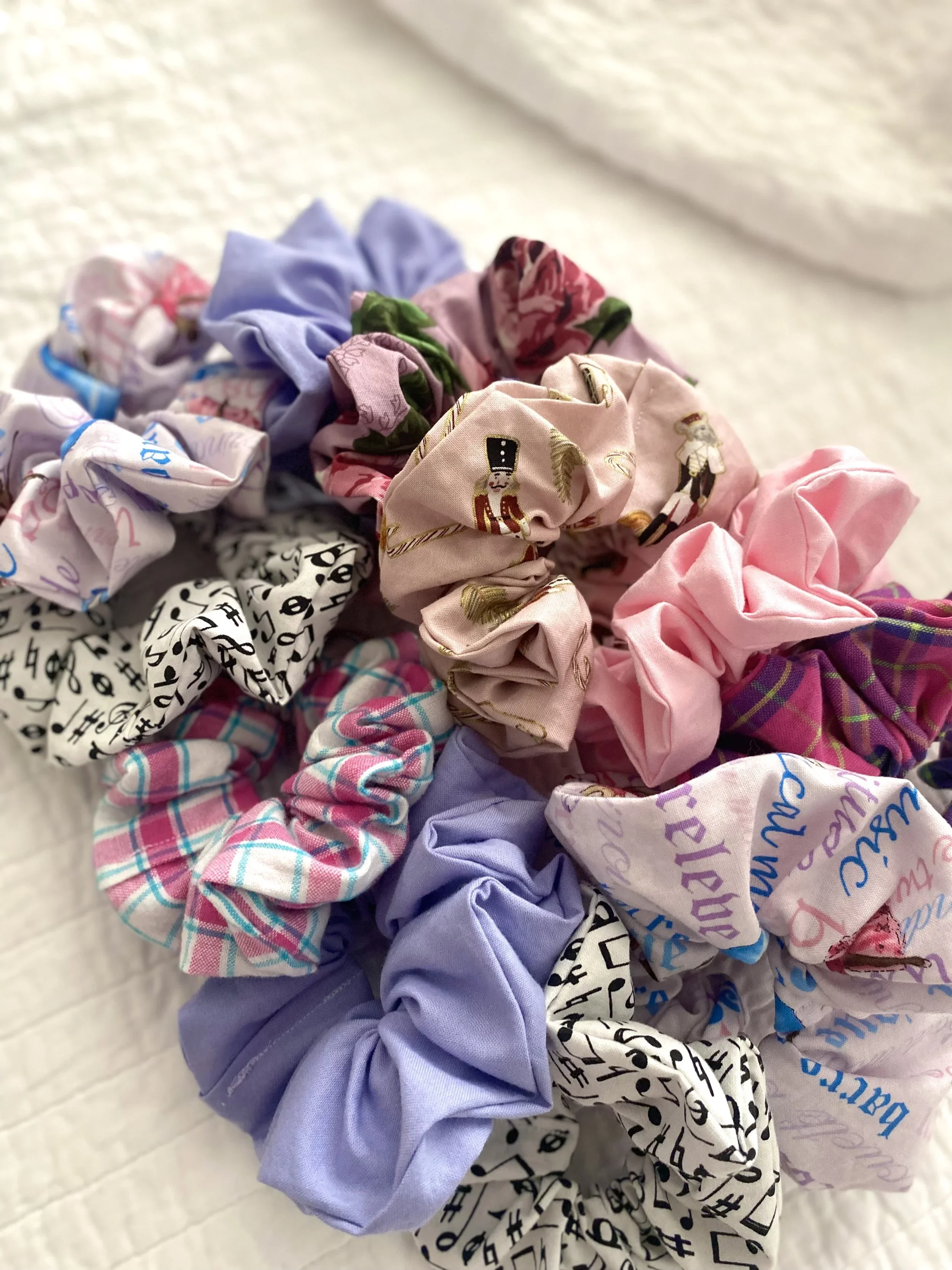 Set of 3 Assorted Hair Scrunchies