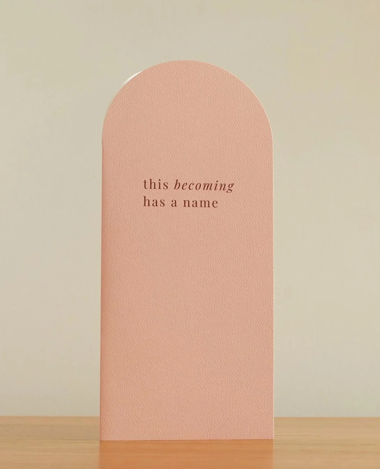 VI. BECOMING