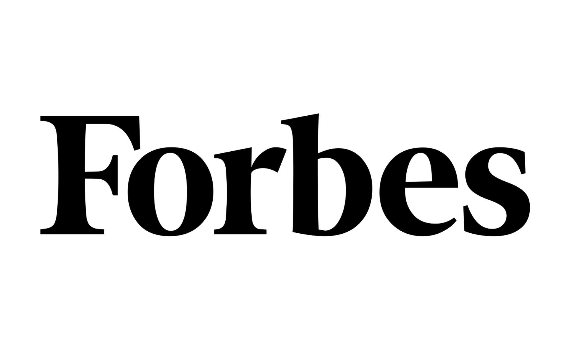 Forbes logo in Black.