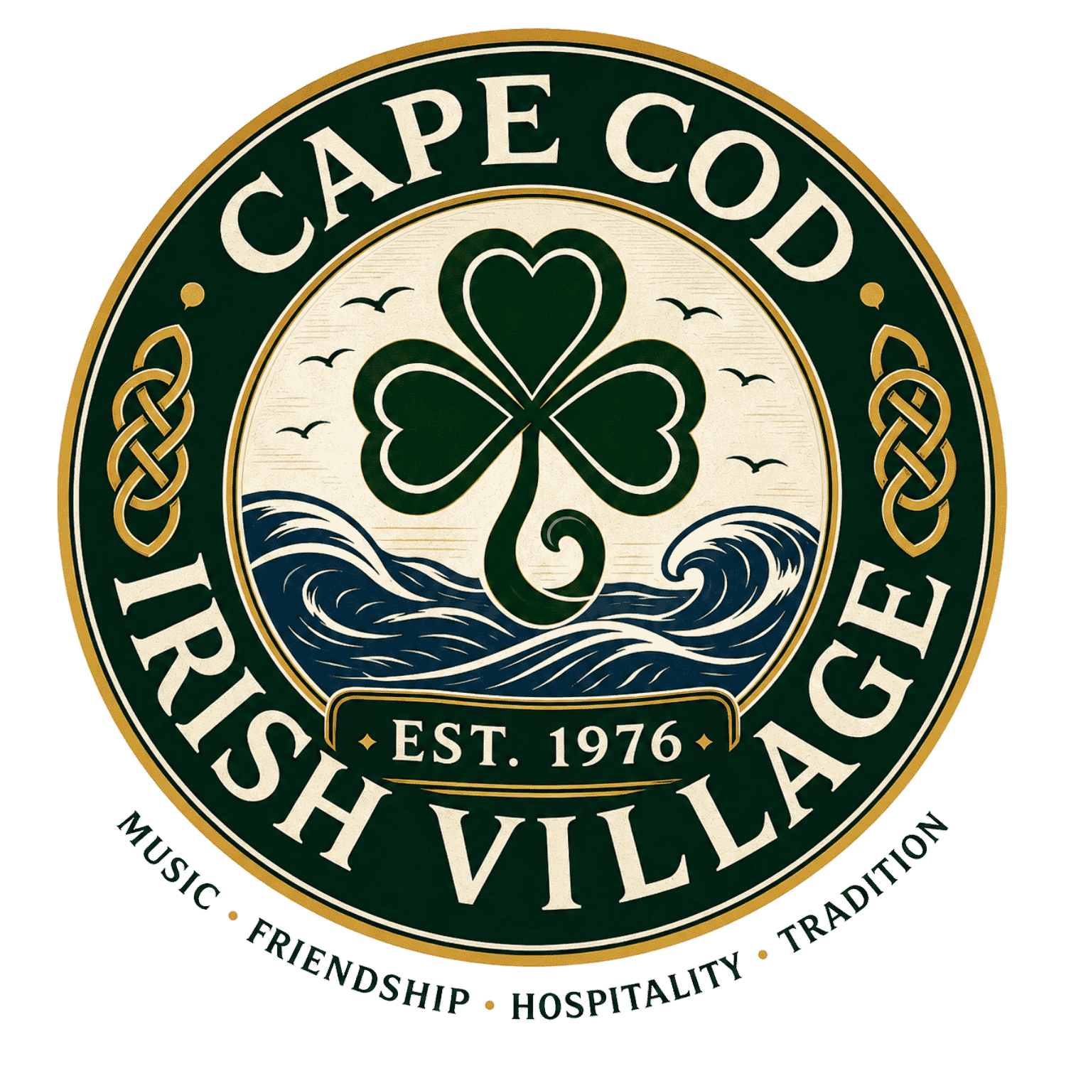 Cape Cod Irish Village logo