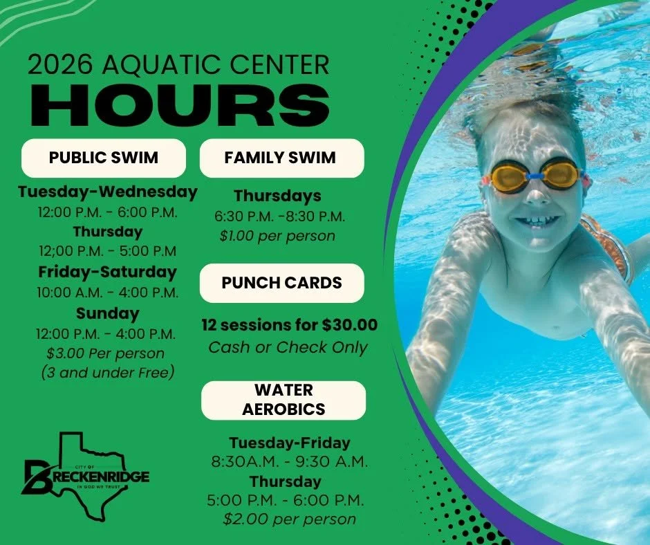 City of Breckenridge Announces Aquatics Center Hours