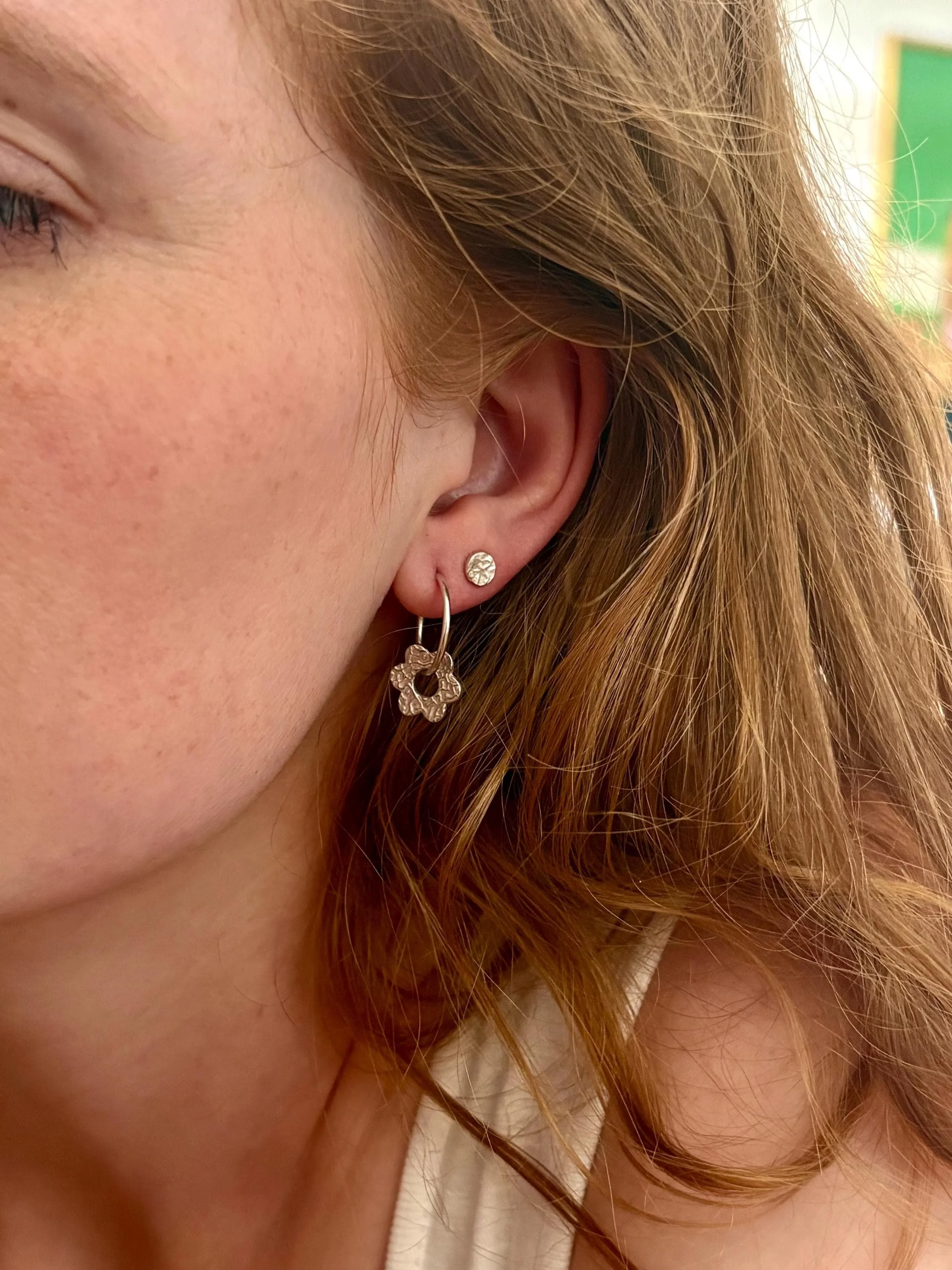 Floss Flower Earrings