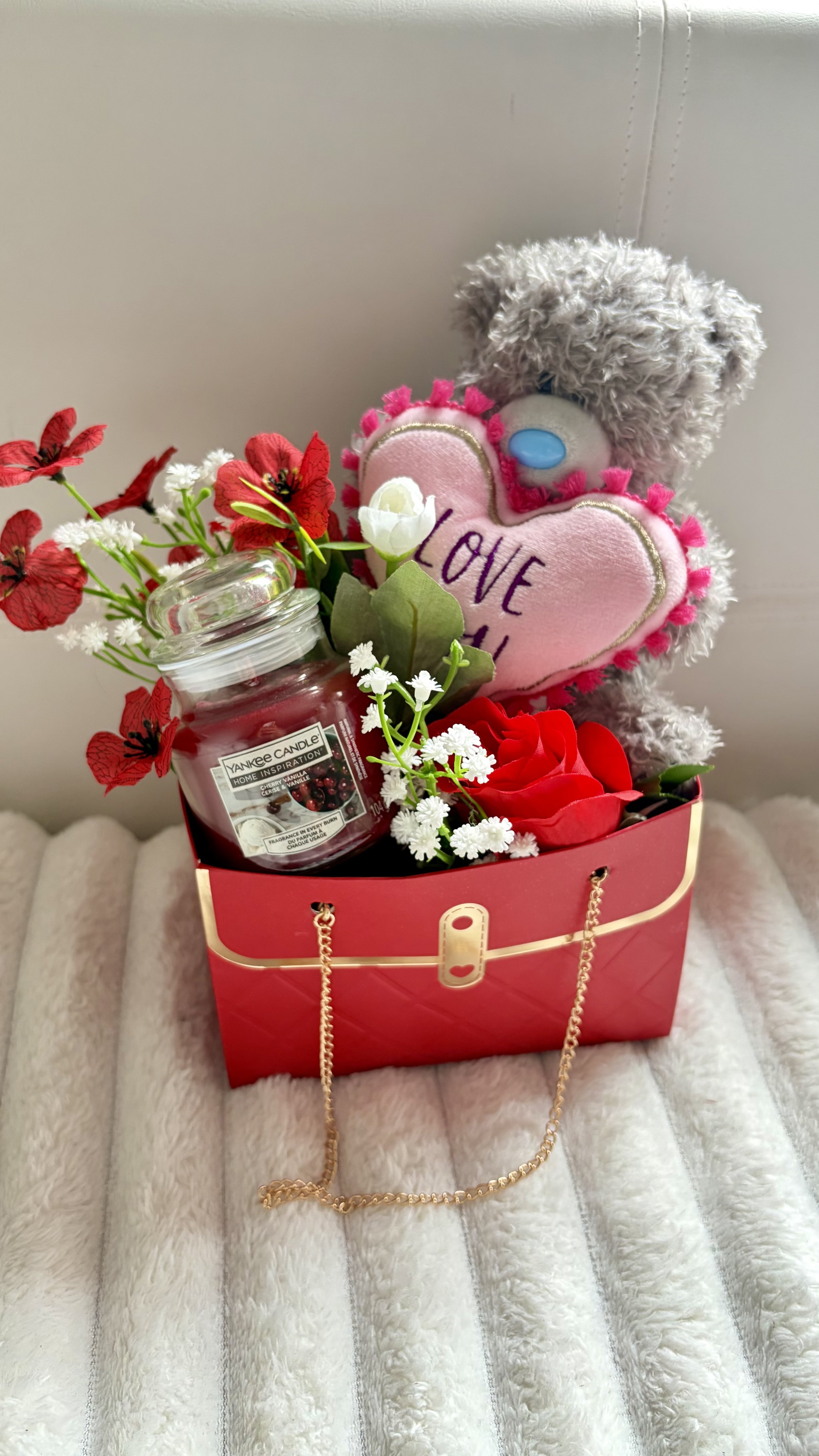 The Crimson Blossom Bag