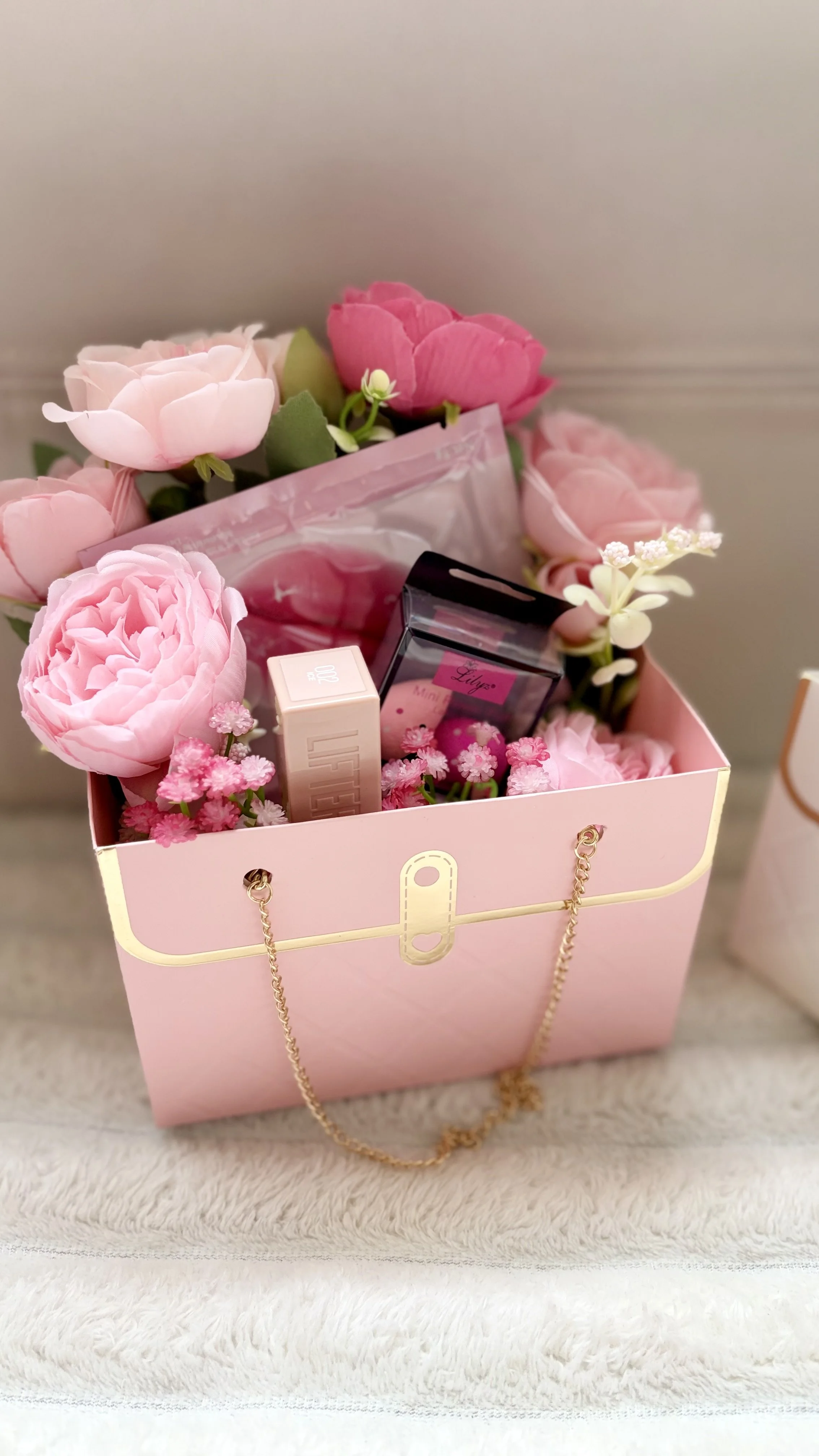 Pink Blossom Bags