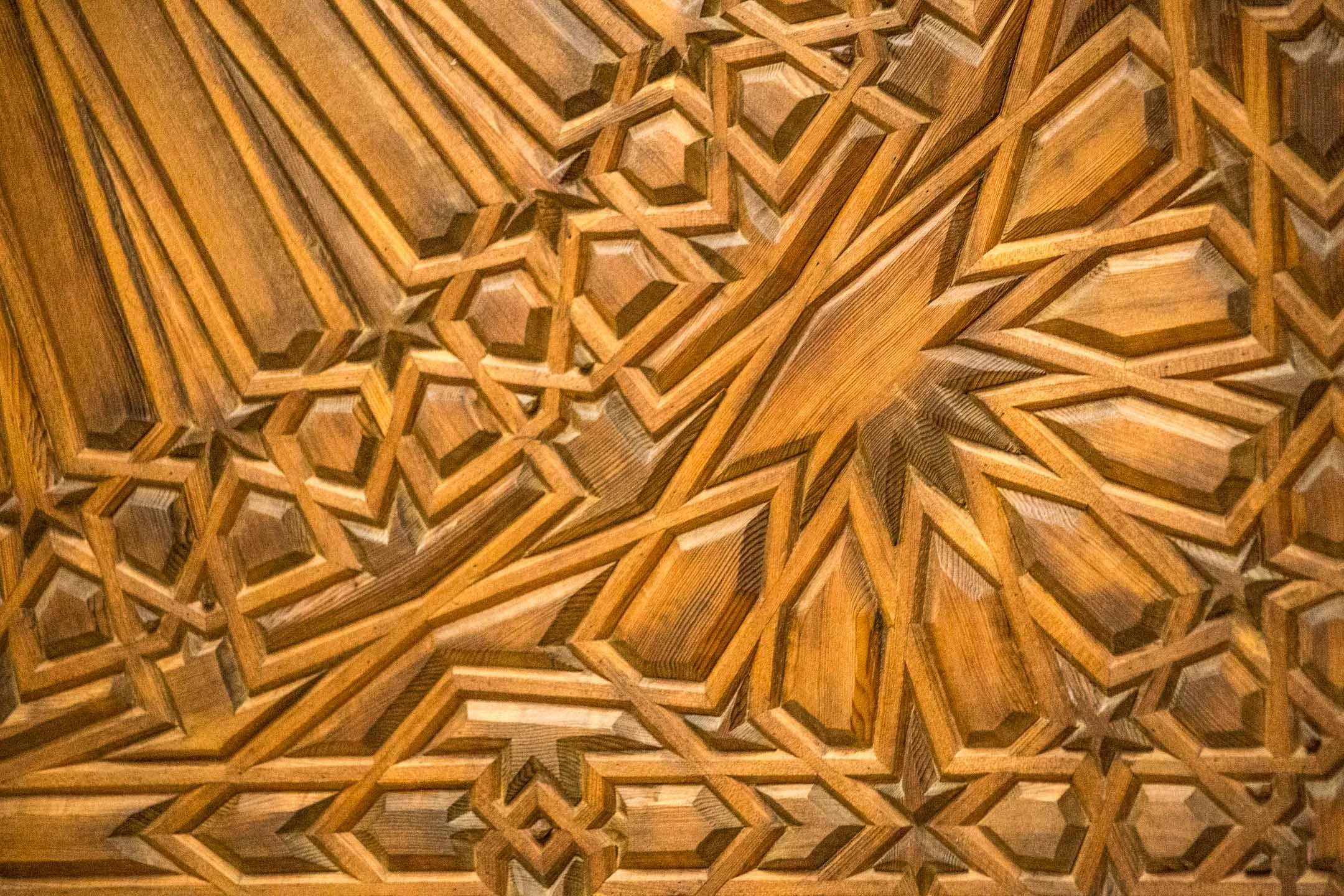 source: wooden door detail, Islamic art collection, Louvre, Paris, France