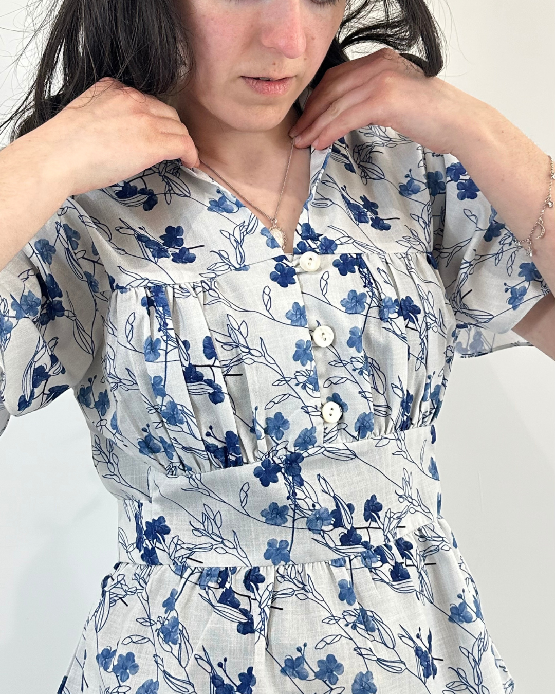 Soft feminine fashion inspired by faith and intentional living