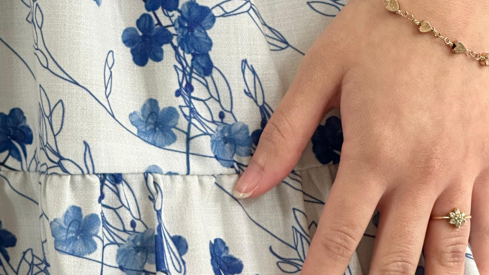 Close-up detail of premium fabric and garment construction