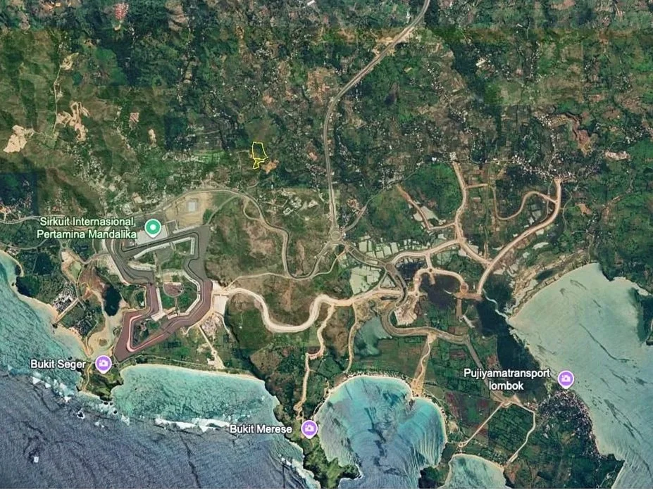Map view South Lombok
