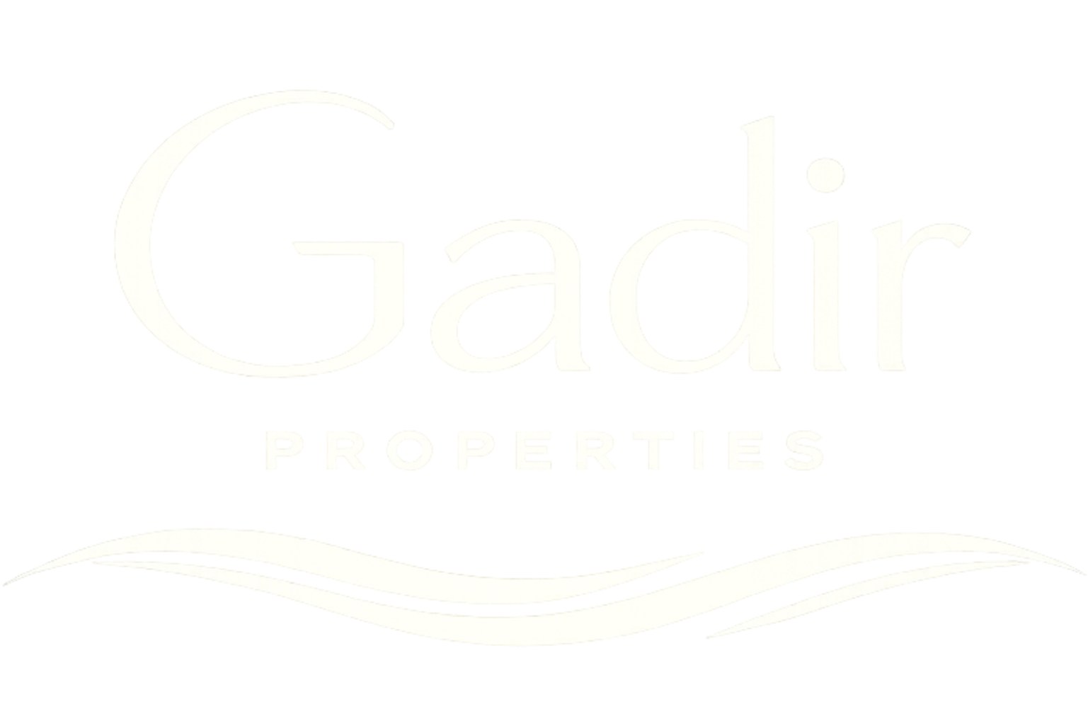 Logo of Gagl Properties with stylized text and wave design elements.