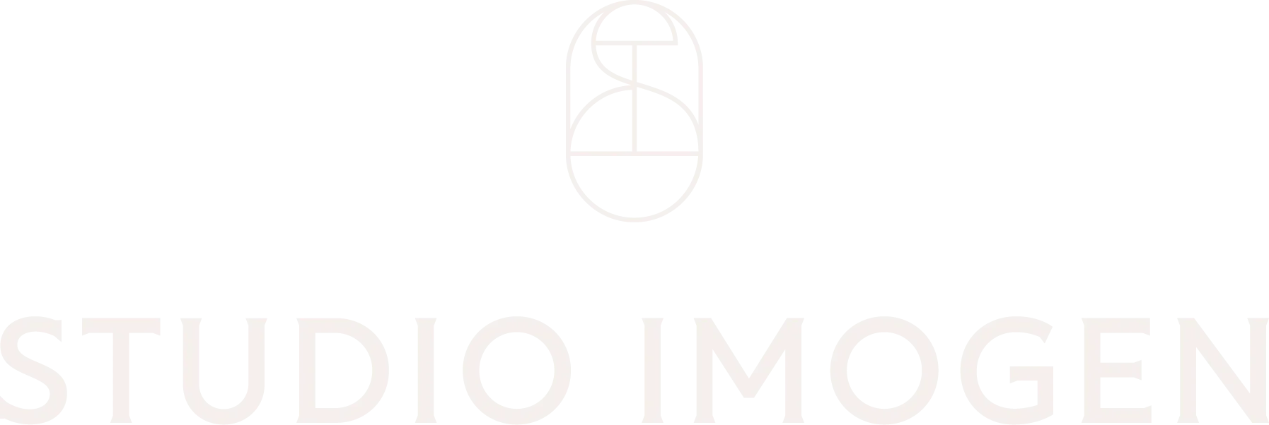 The website header page of 'Studio Moga' with a logo and navigation menu.