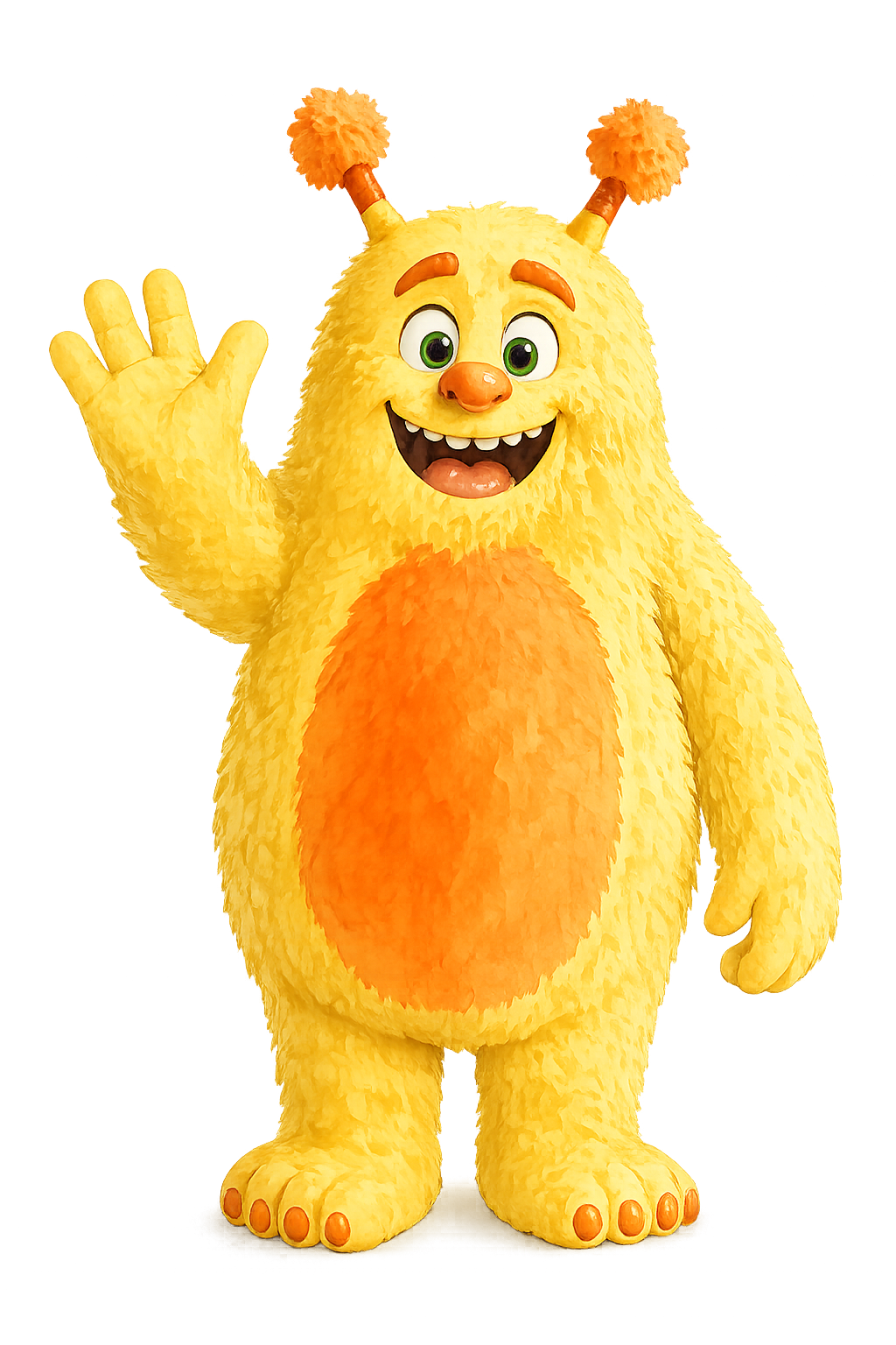 Inky the friendly guide from Little Mandarin Spark