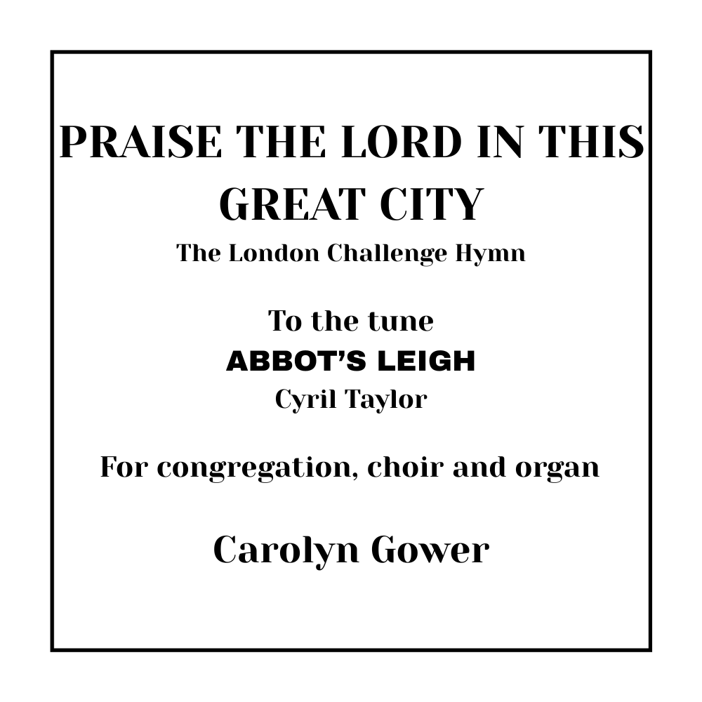 Praise the Lord in This Great City Score