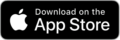 Apple logo and text that says 'Download on the App Store' in white on a black background.