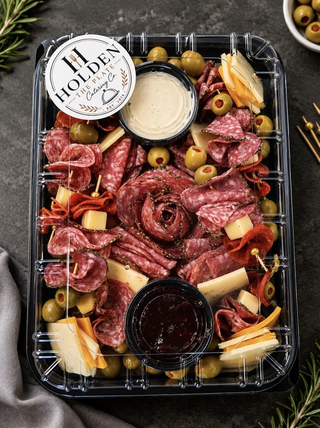 On the go Charcuterie board