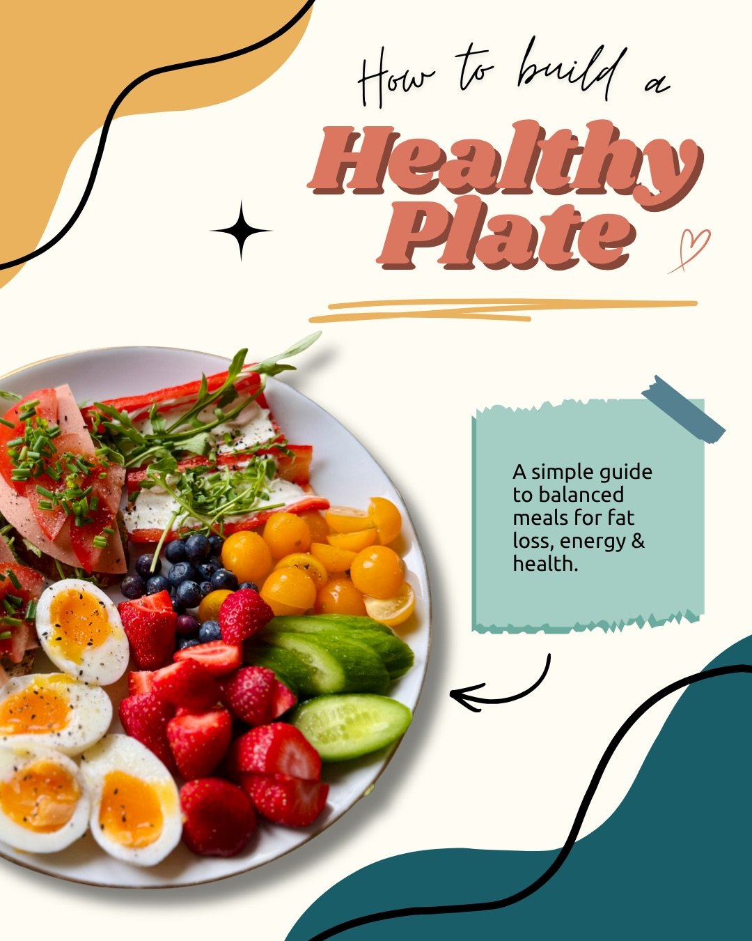 SAVE THIS FOR YOUR NEXT MEAL 🍽️✨

Healthy eating doesn&rsquo;t have to be complicated.

A balanced plate is one of the easiest ways to make sure you&rsquo;re getting the nutrients your body needs while supporting your health, energy levels and fitne