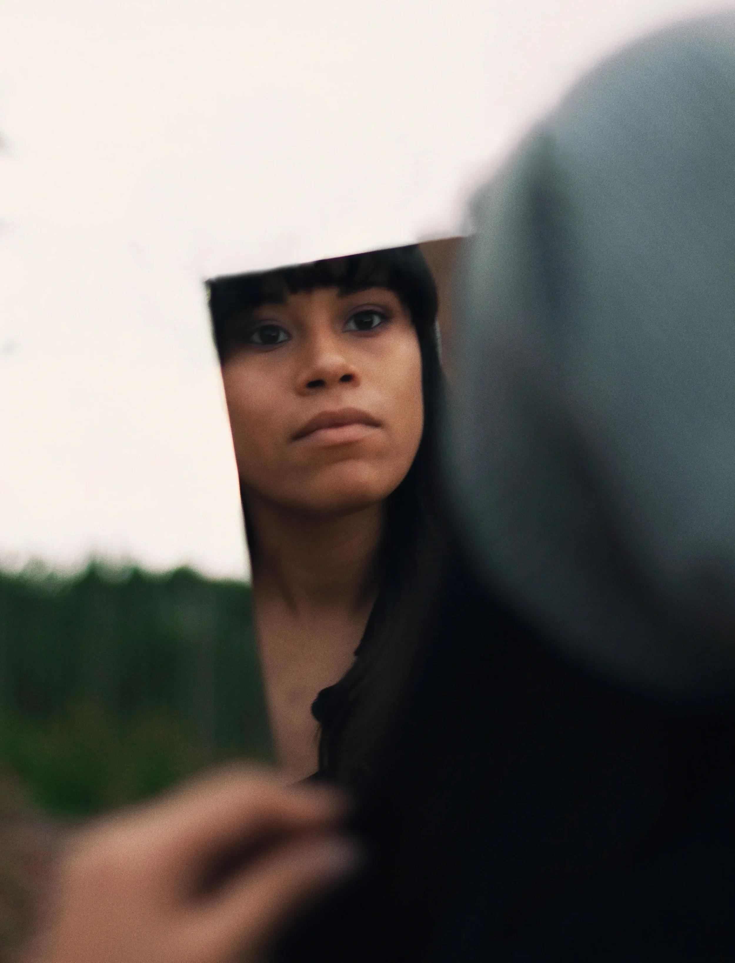 Person reflecting on changes in their life and future direction