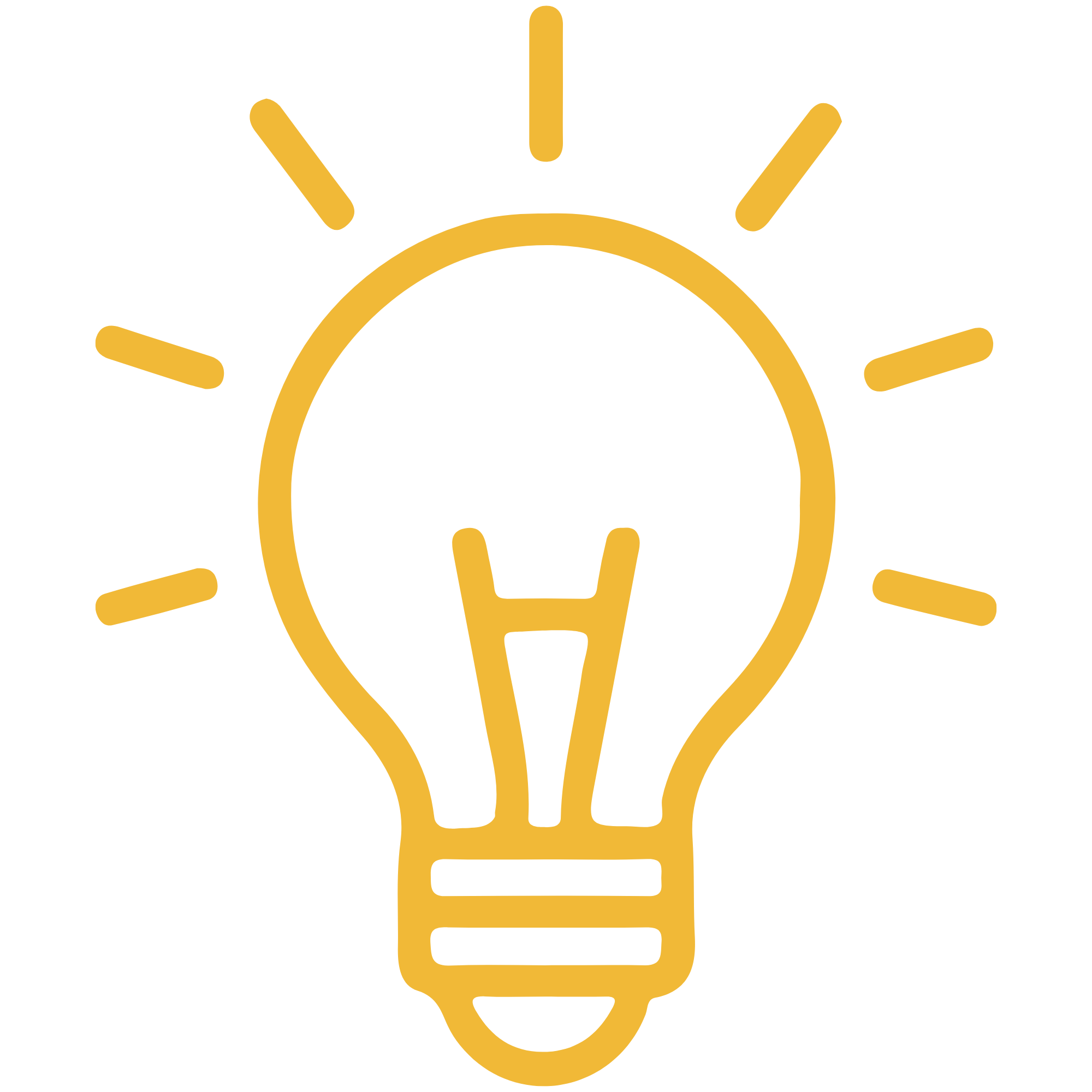 Illustration of a light bulb with rays - representing gaining clarity in positive psychology coaching