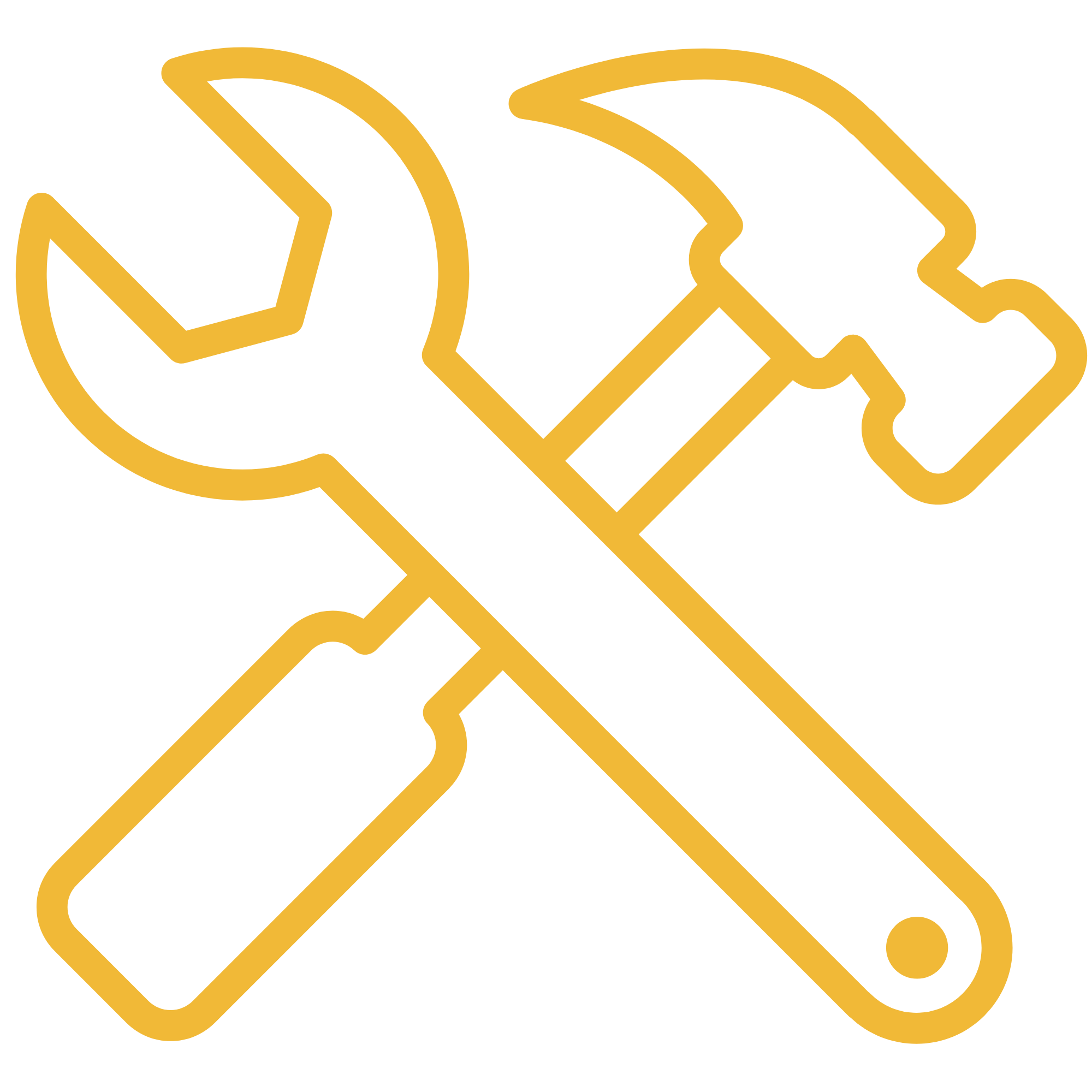 Abstract geometric icon representing taking practical action with your strengths