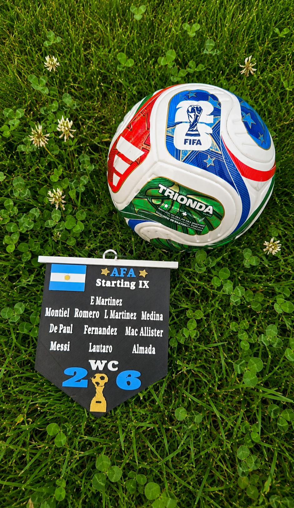 Argentina "AFA" Starting XI Ornament - World Cup 2026