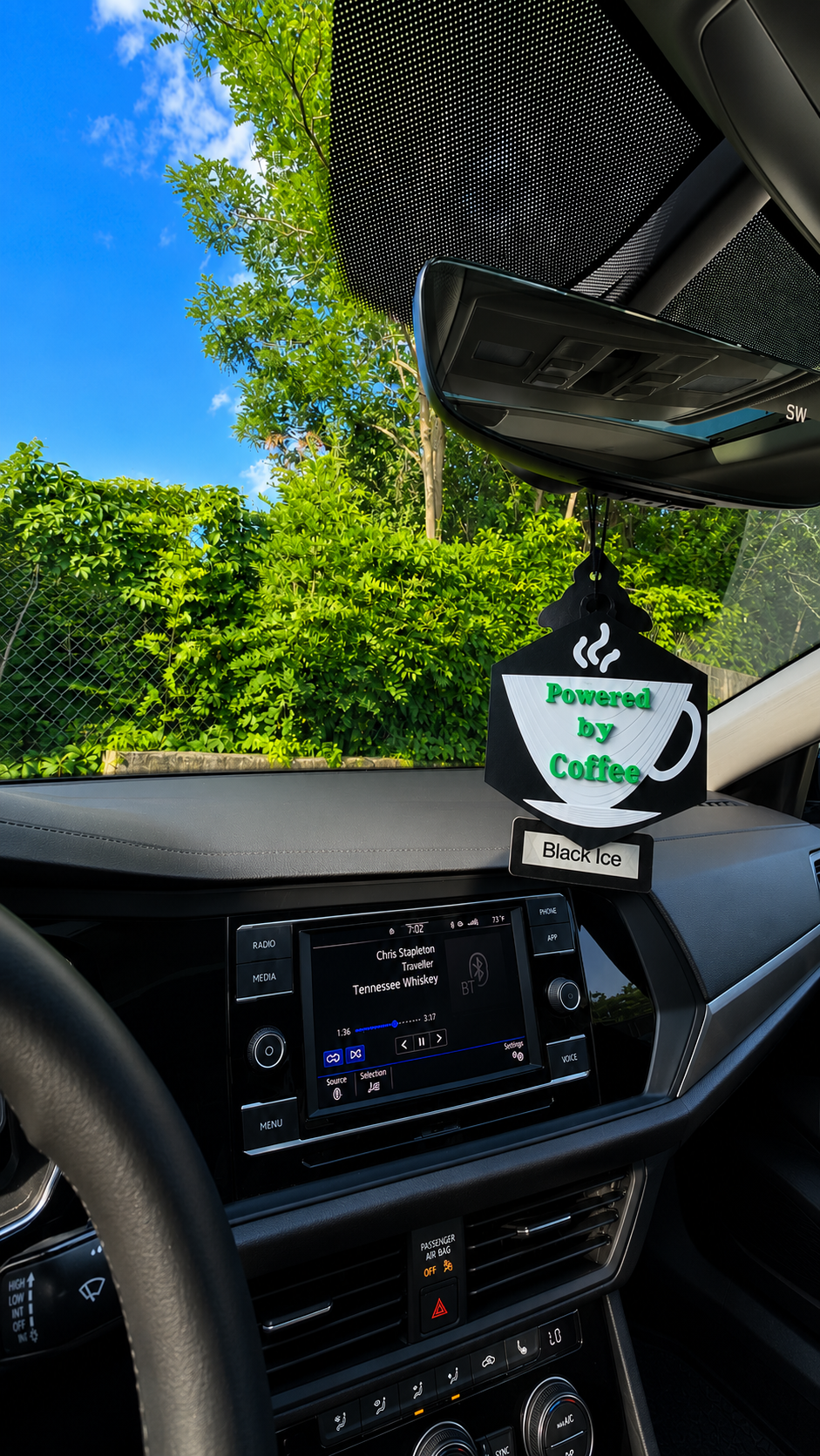 Powered By Coffee Ornament