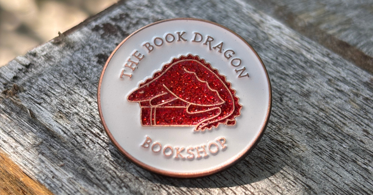 The Book Dragon Bookshop Pin Badge