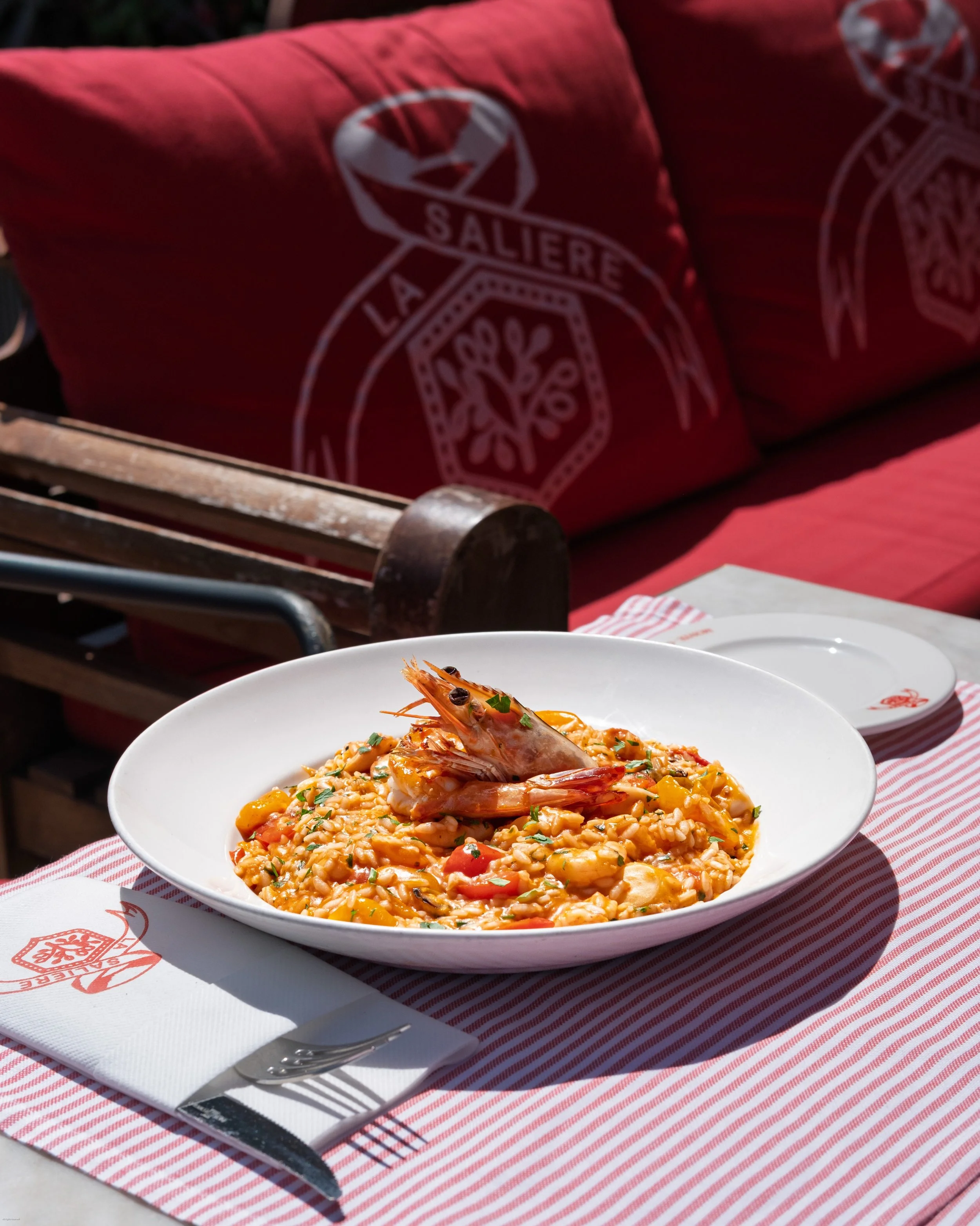 Our Risotto ai Frutti di Mare, the perfect dish to eat by the sea 

#lasaliere #lasalieremonaco
#monaco #montecarlo