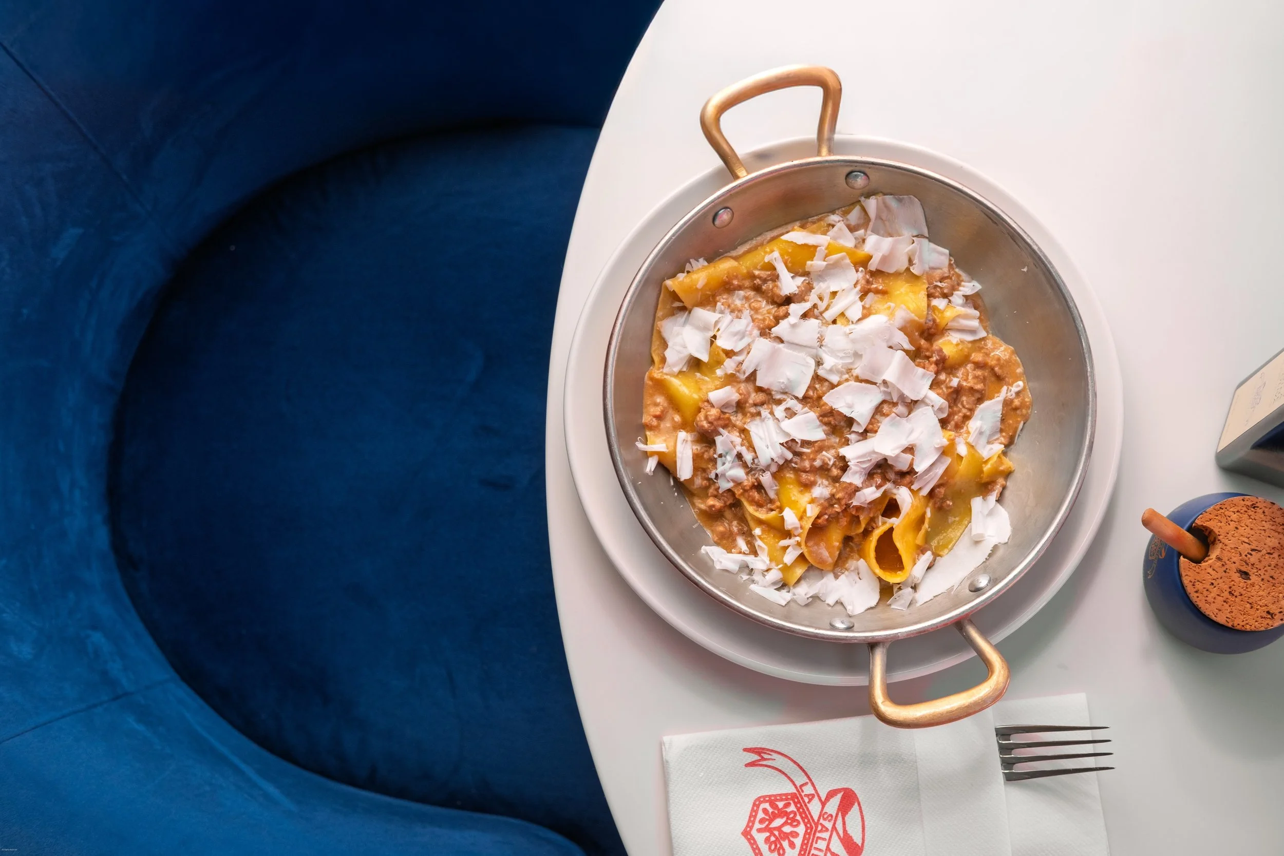Maltagliati with Veal Ragu and Ricotta

#lasaliere #lasalieremonaco
#monaco #montecarlo