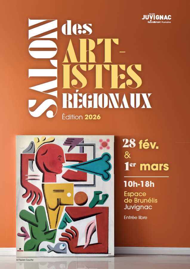 Salon des artistes régionaux le 28 février et 1er Mars 2026 salle Brunèlis à Juvignac 