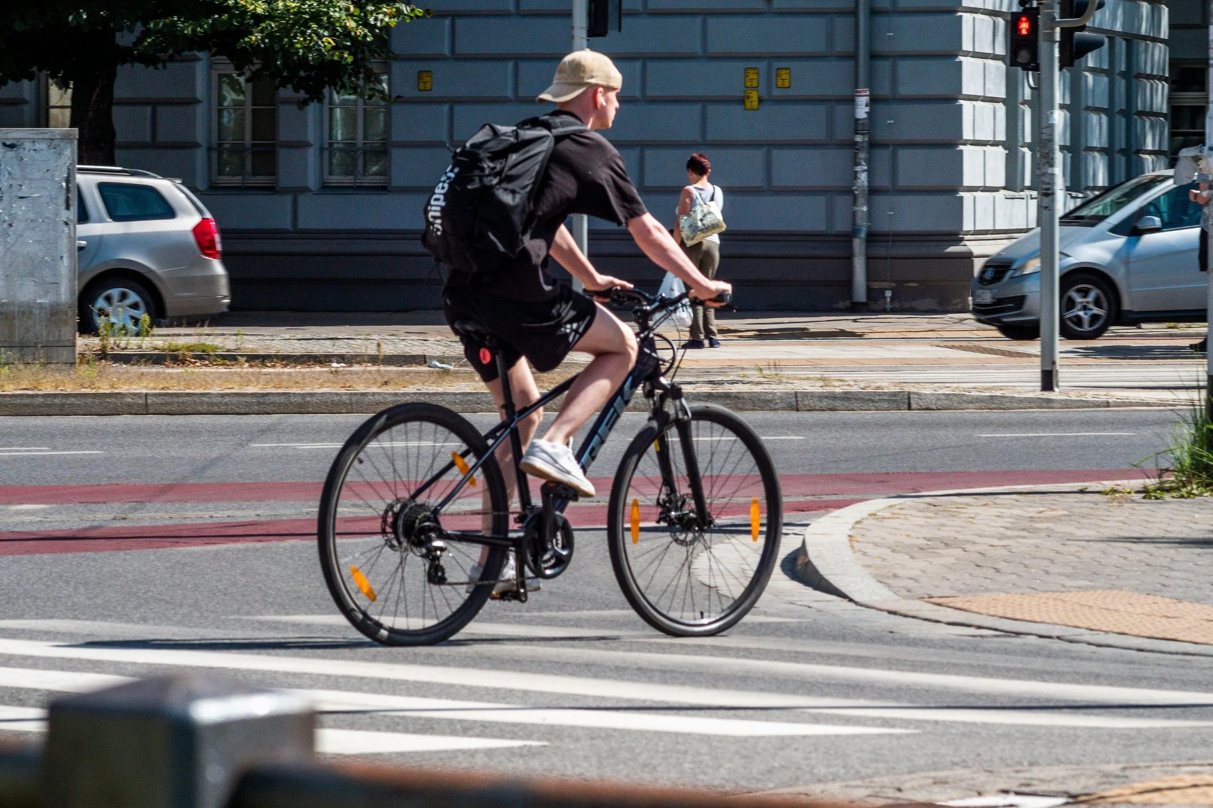 Cyclist Hit by a Driver Pulling Out of a Side Road