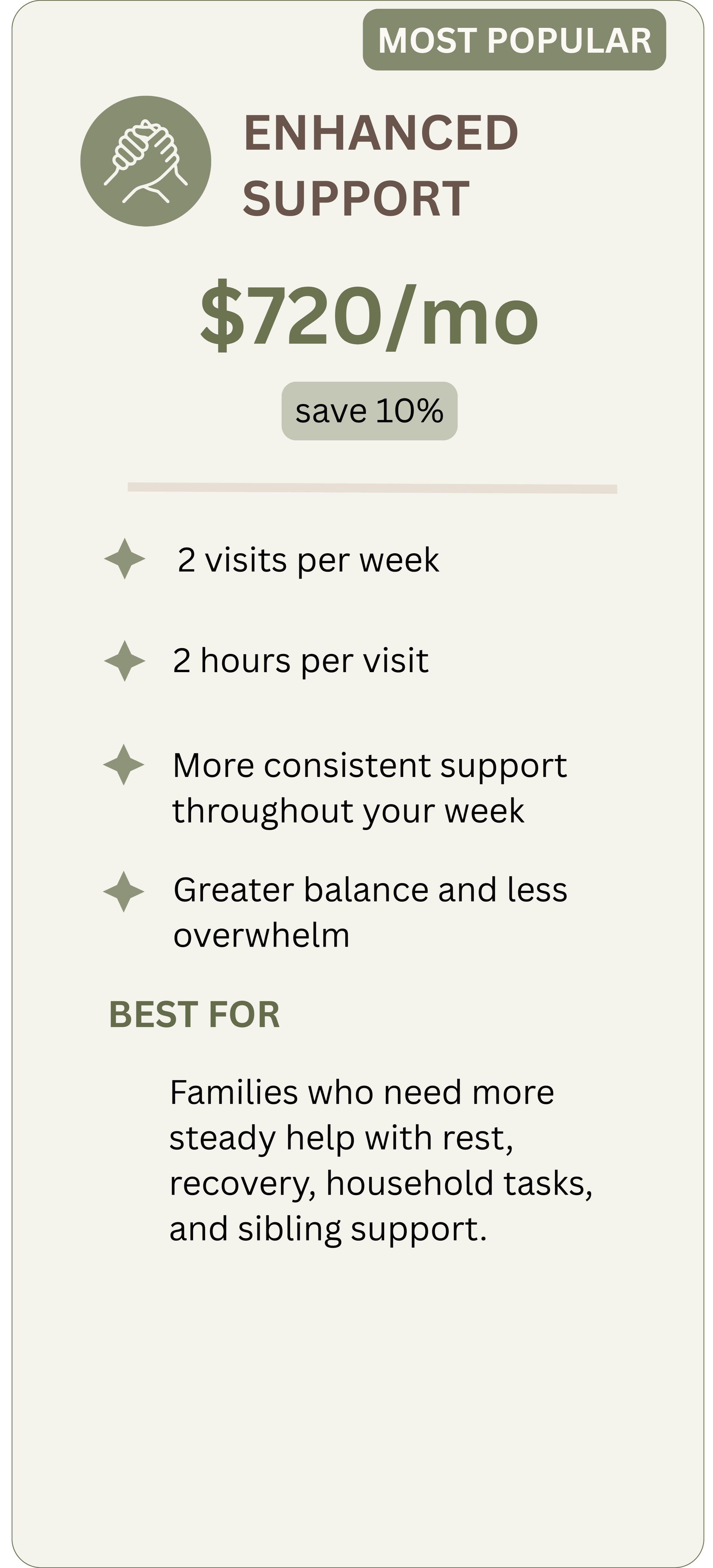 Enhanced Support