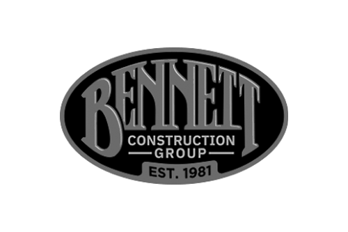 Bennett Construction Group logo with text EST. 1981 inside an oval outline.
