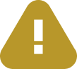 Yellow warning triangle with an exclamation mark inside