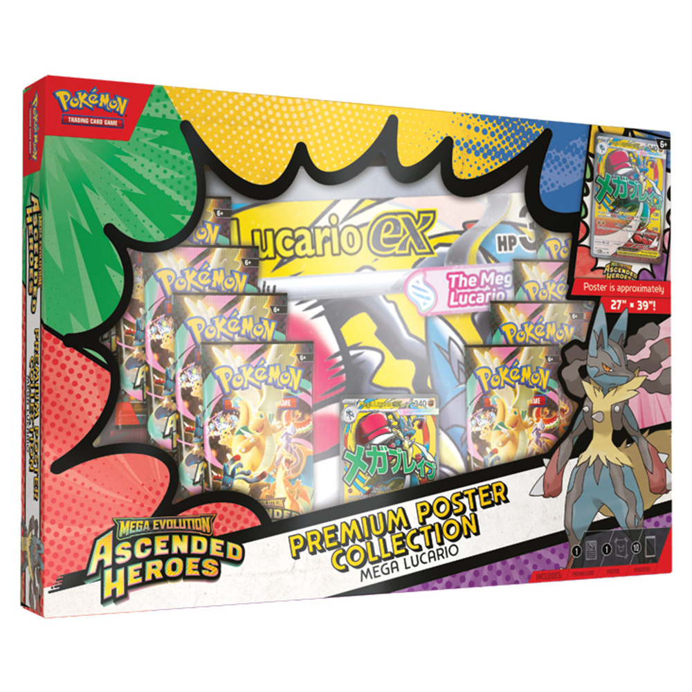 Ascended Heroes Premium Poster Lucario