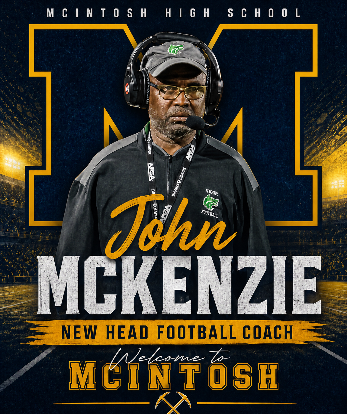 John McKenzie Hired As Head Coach 