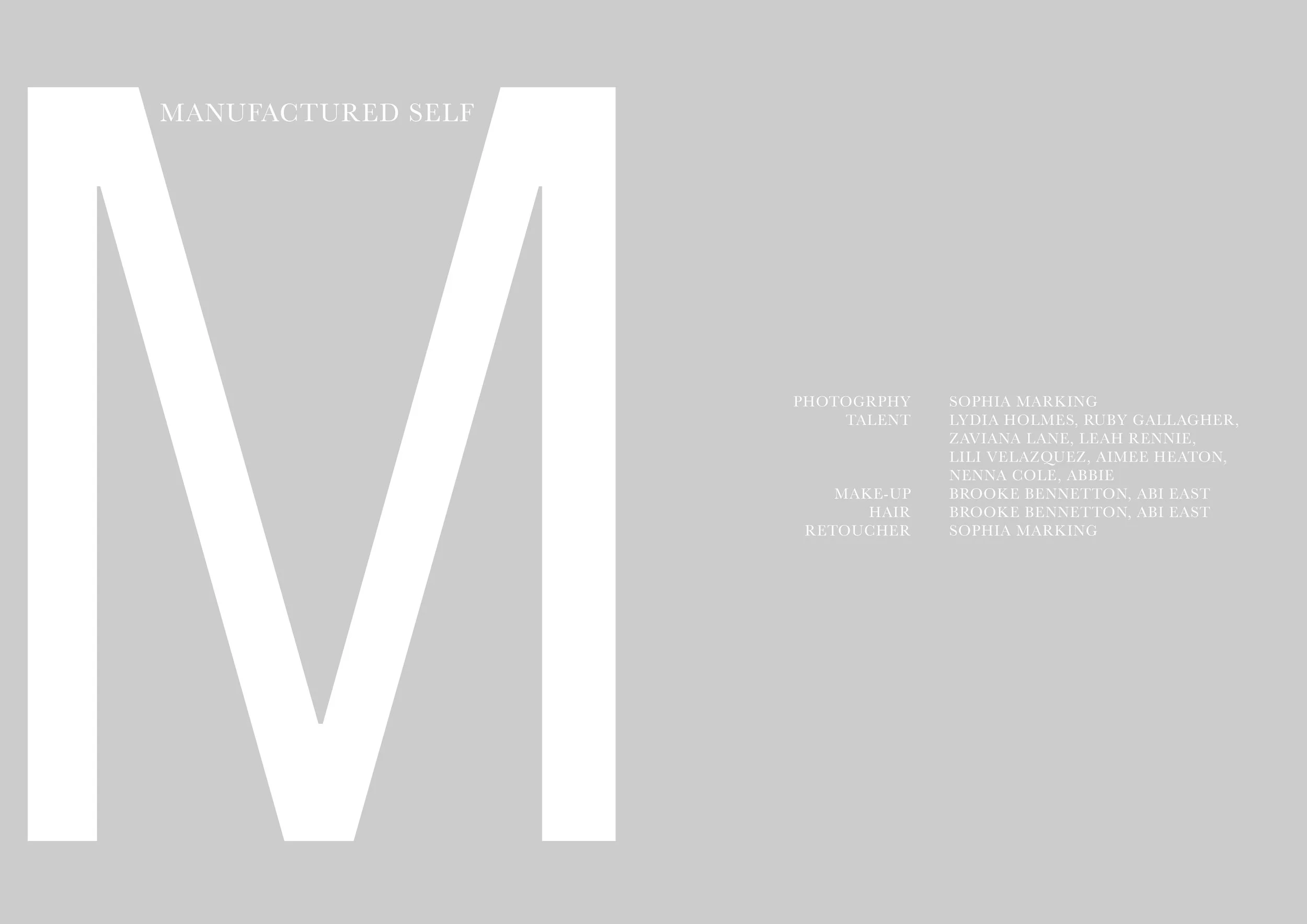 Mock up Magazine 
(This is a University project and is in no way affiliated with the brand)