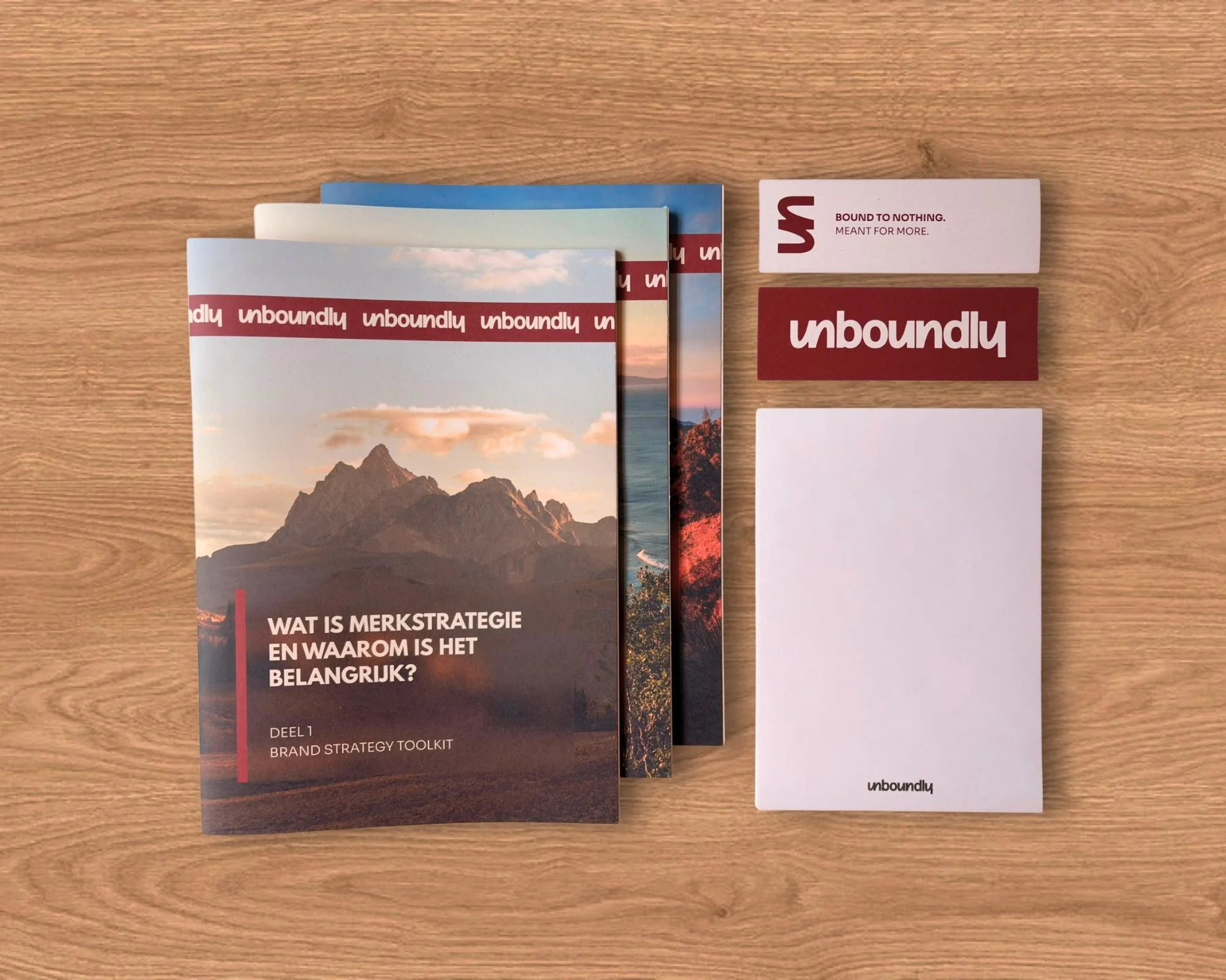De inhoud van de Brand Strategy Toolkit van Unboundly
