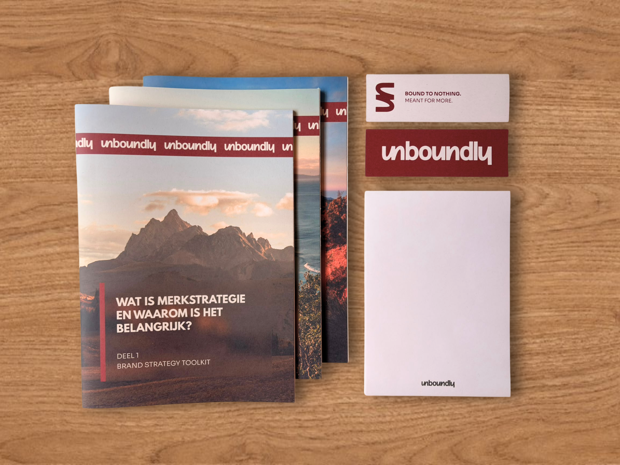 De inhoud van de Brand Strategy Toolkit van Unboundly