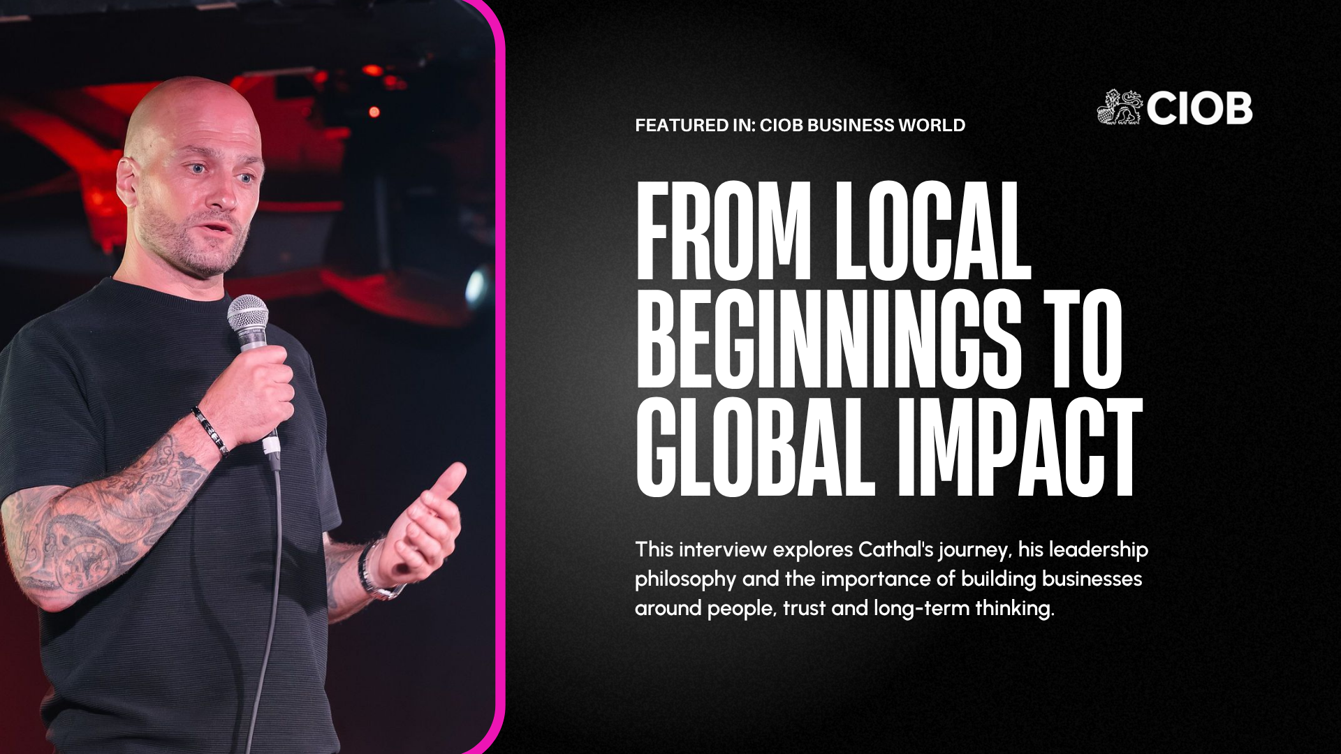 Champion of People, Innovation &amp; Global Business Impact