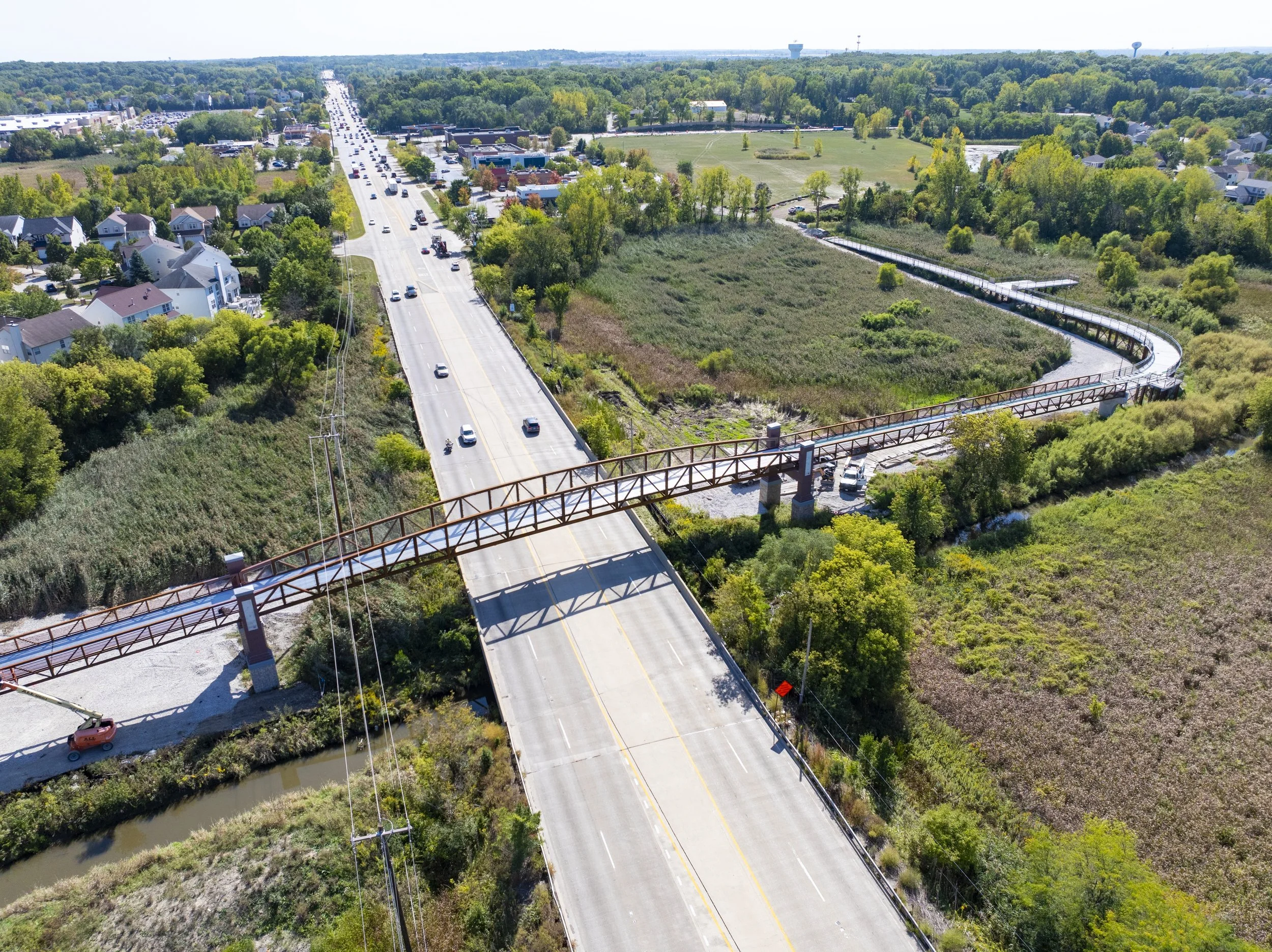 Streamwood Illinois Route 59 Bridge &amp; Trail