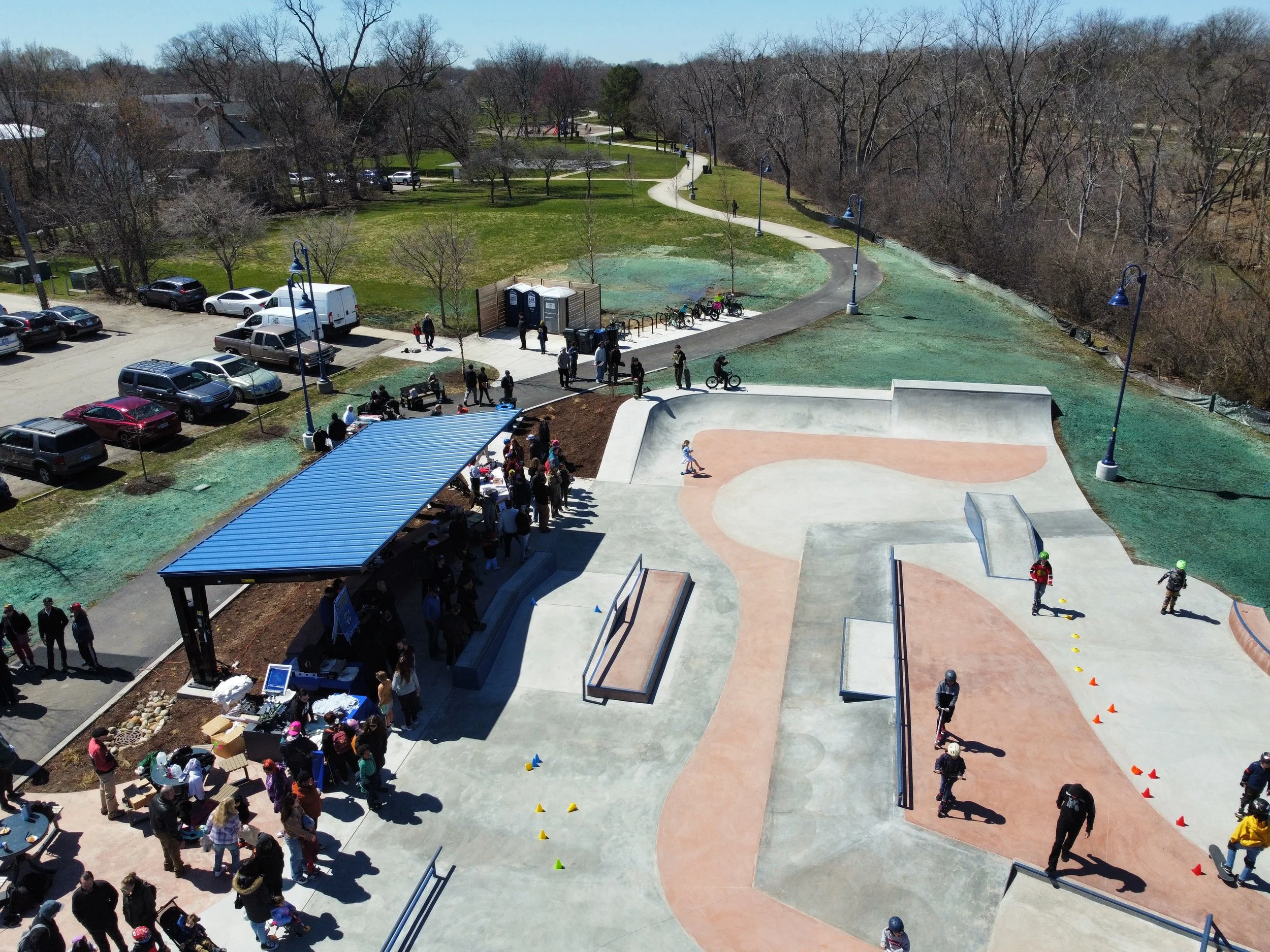 Evanston Skate Park at Twiggs Park