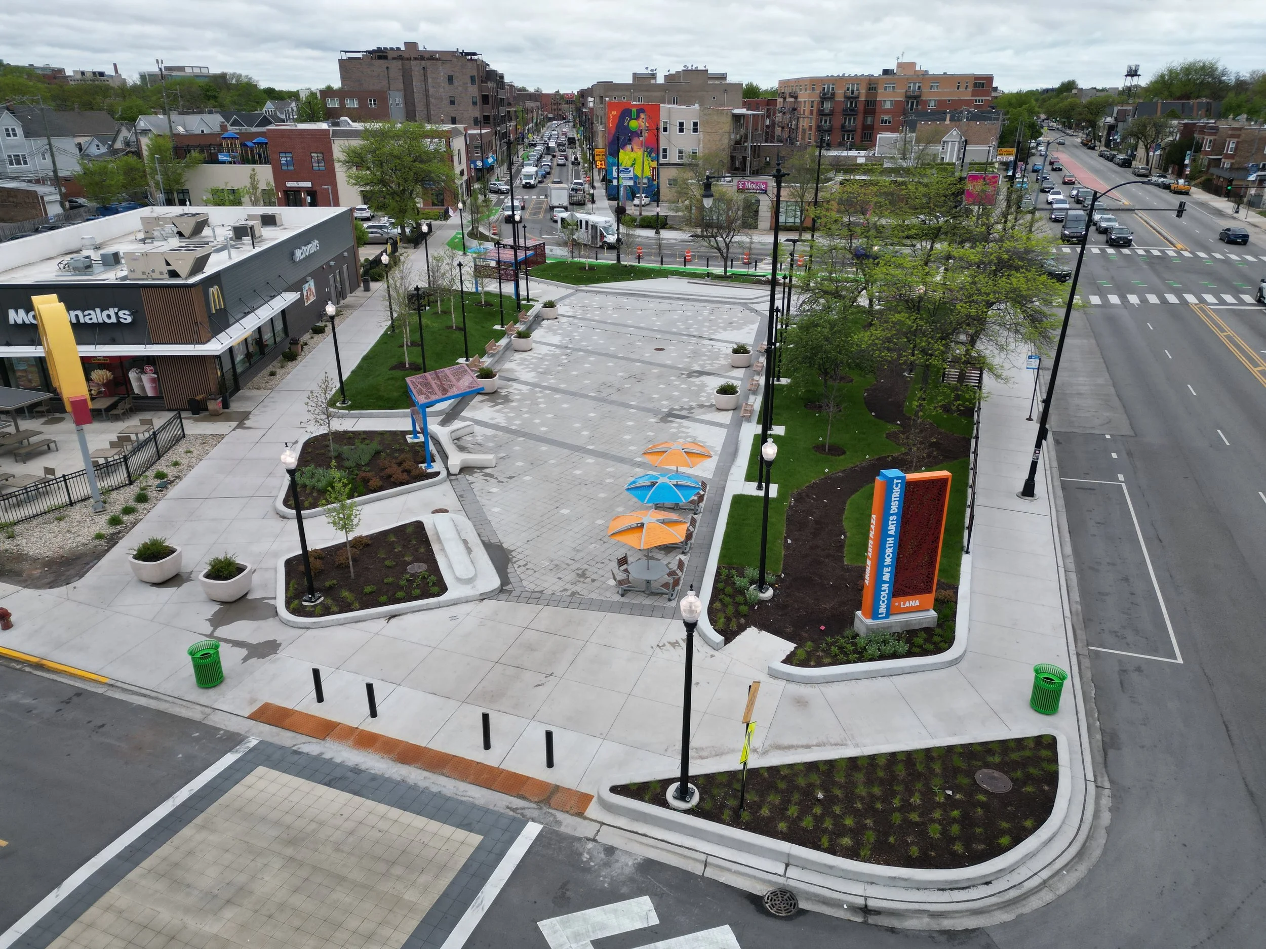 Lincoln Avenue Streetscape &amp; Ainslie Arts Plaza