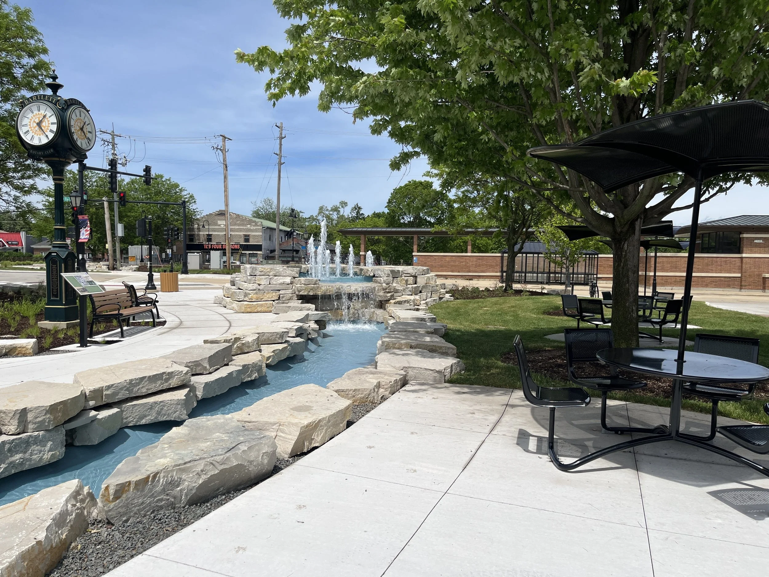 Bartlett Town Center Streetscapes &amp; Plazas