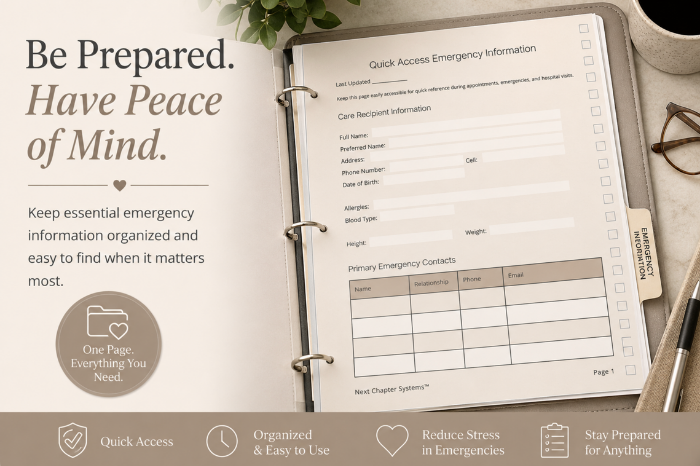 The Information You Need During an Emergency (and Where to Keep It Before You Need It)